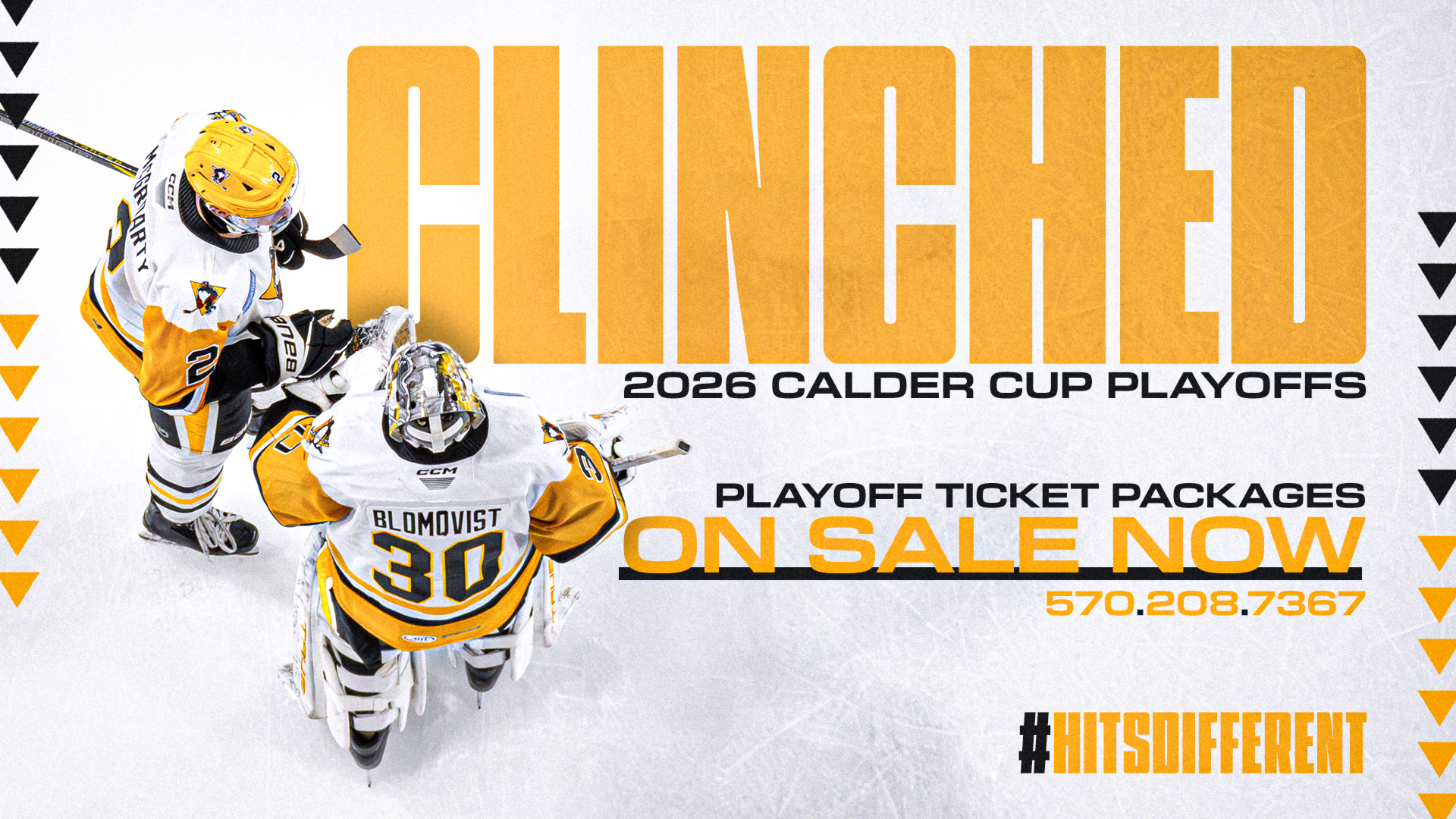PENGUINS CLINCH BERTH IN 2026 CALDER CUP PLAYOFFS