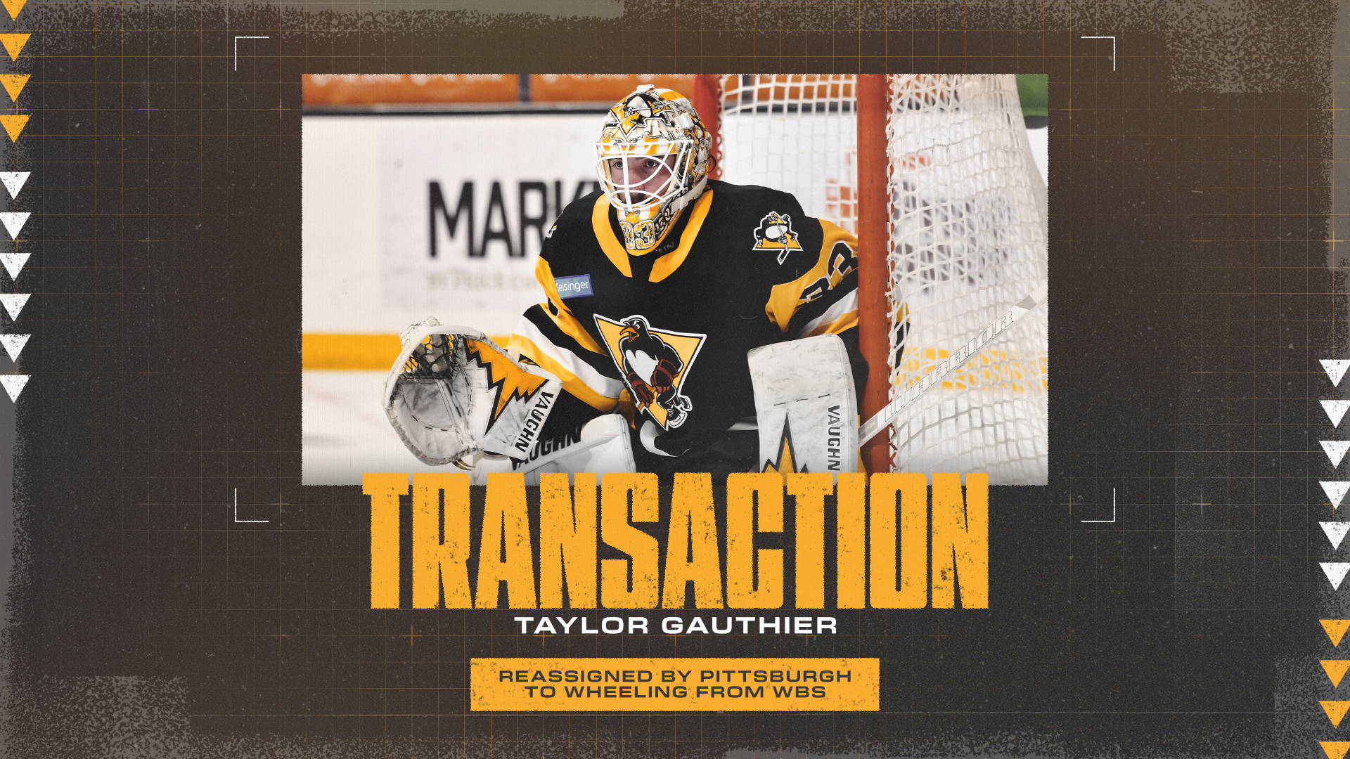 TAYLOR GAUTHIER REASSIGNED TO WHEELING