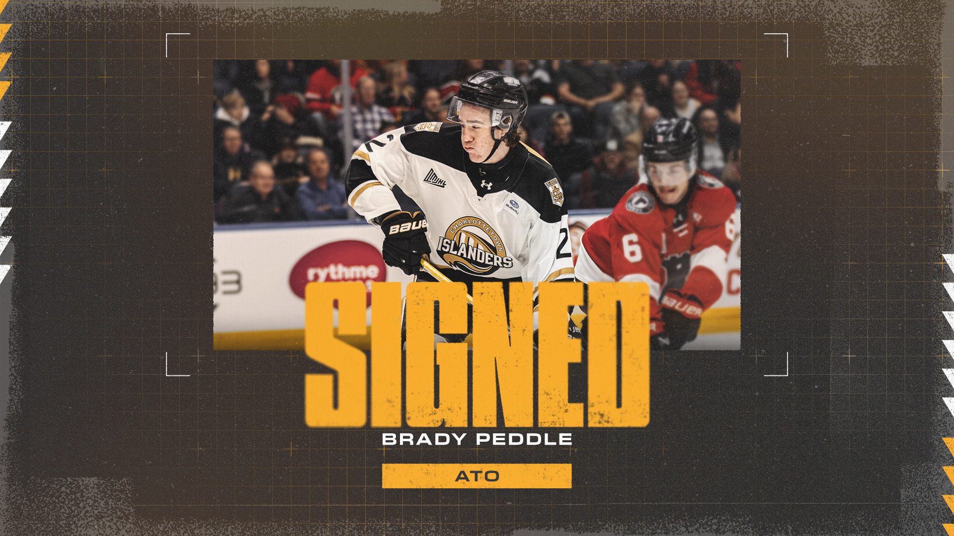 PENGUINS SIGN BRADY PEDDLE TO ATO