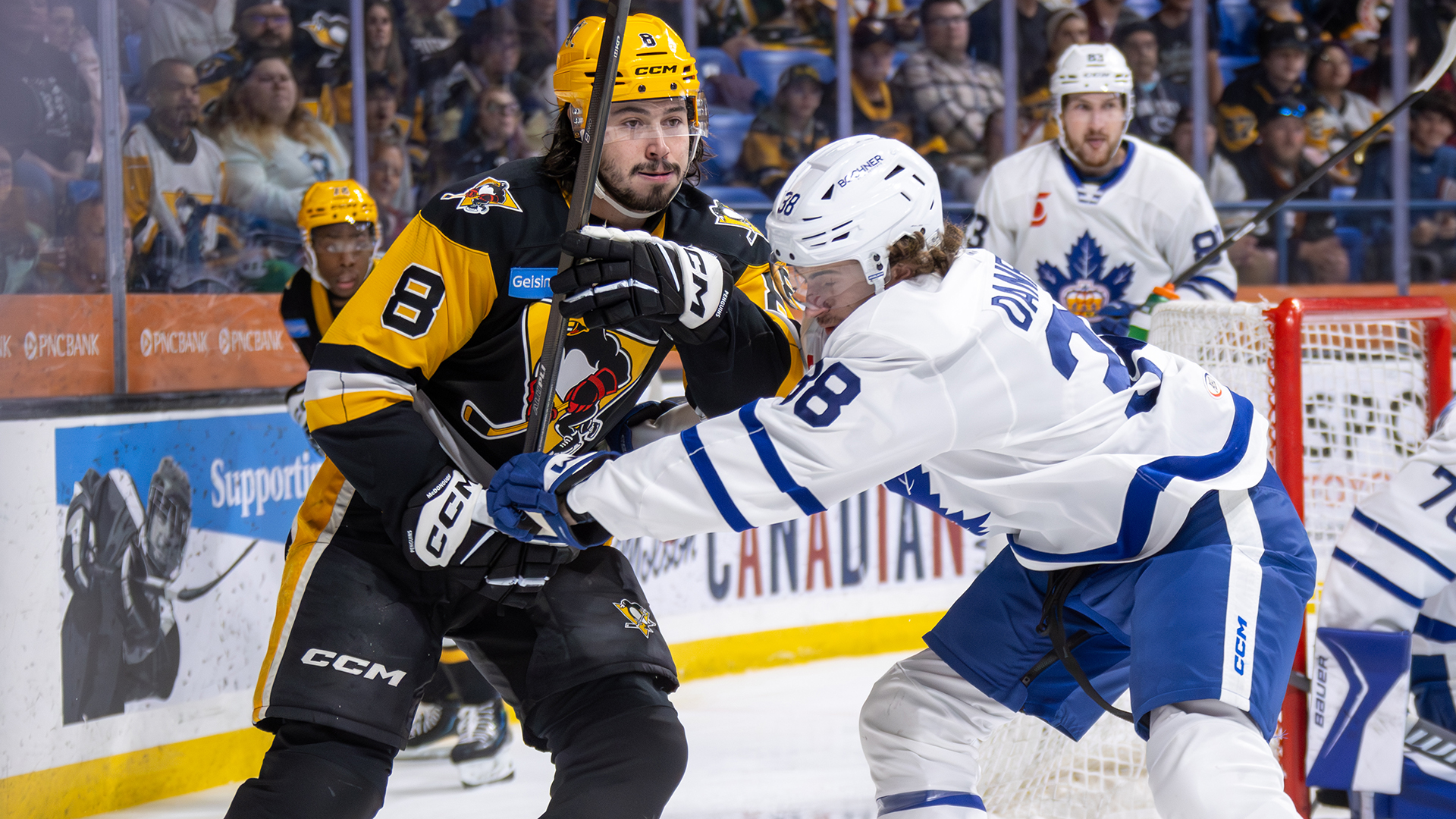 BIZARRE FINISH COSTS PENGUINS IN 2-1, GAME 2 OT LOSS