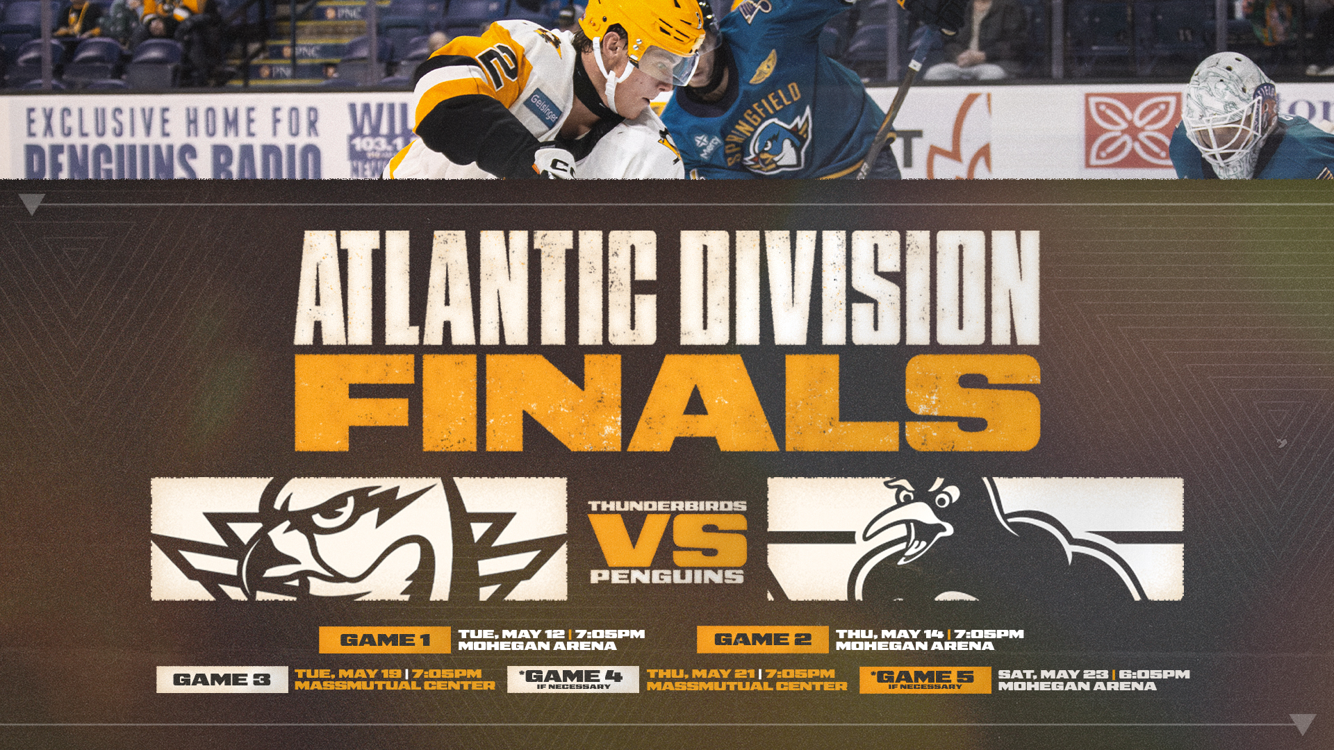 PENGUINS REVEAL ATLANTIC DIVISION FINAL SCHEDULE