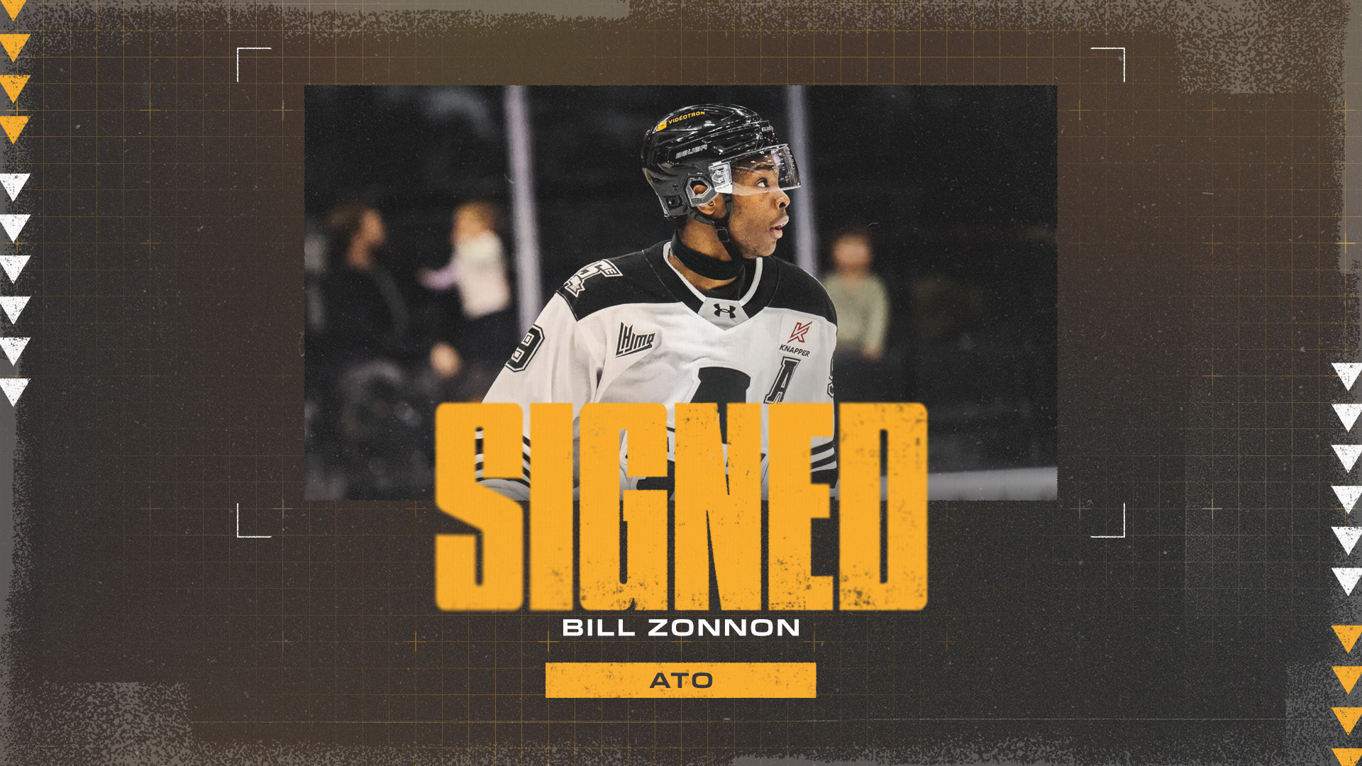 PENGUINS SIGN 2025 FIRST-ROUNDER BILL ZONNON TO ATO
