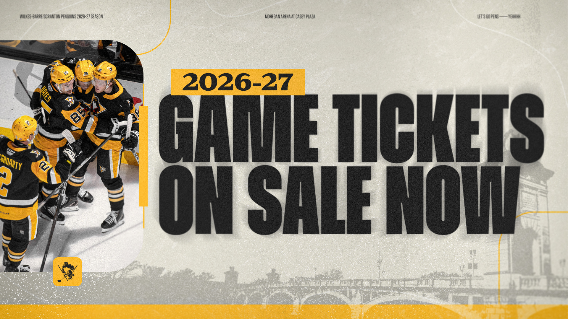 INDIVIDUAL-GAME TICKETS FOR 2026-27 SEASON ON SALE NOW