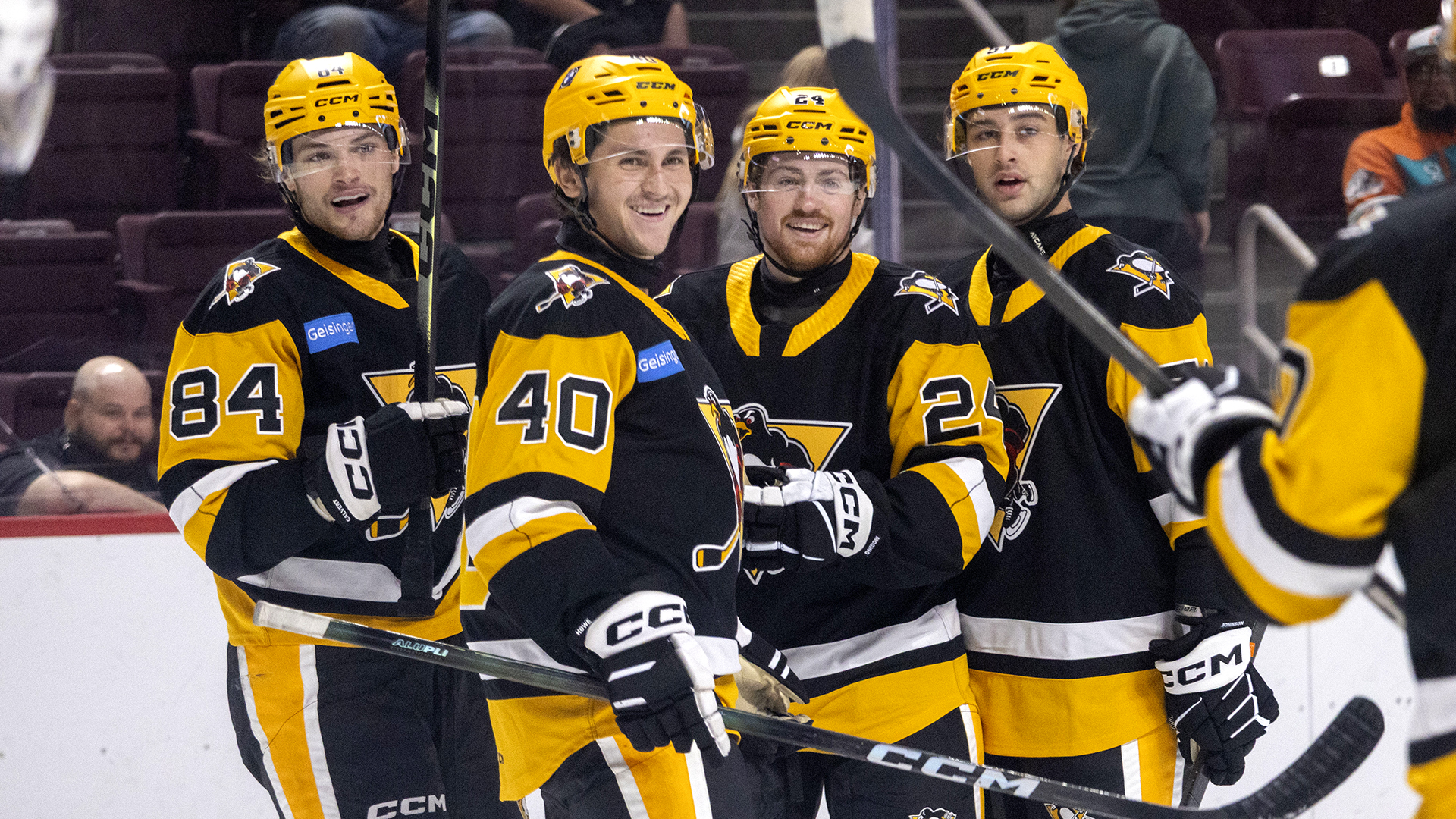 PENGUINS WIN PRESEASON TILT AT HERSHEY, 6-3