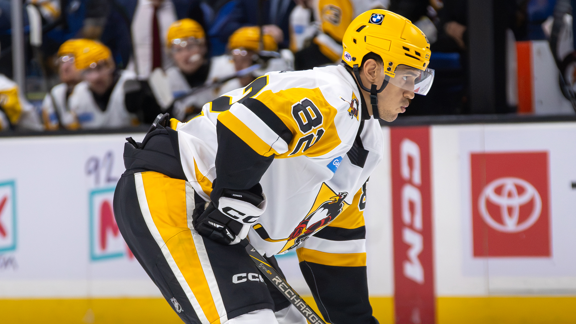 PENGUINS SUFFER NARROW, 3-2 LOSS TO WOLF PACK