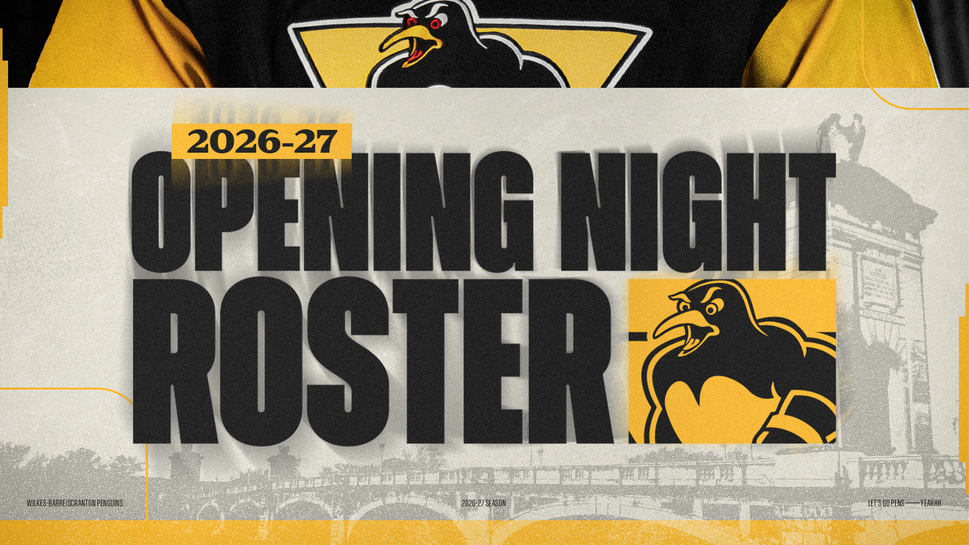 PENGUINS RELEASE 2026-27 OPENING NIGHT ROSTER
